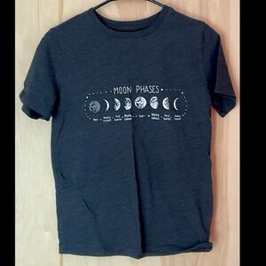 Cat & Jack Moon Phases Boys Large Tee Shirt - EUC